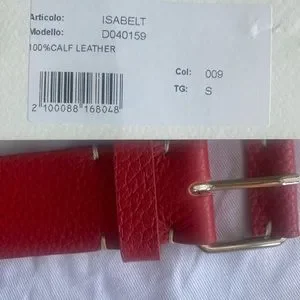 Parosh | Accessories | Parosh Italian Red Leather Buckled  display picture 1